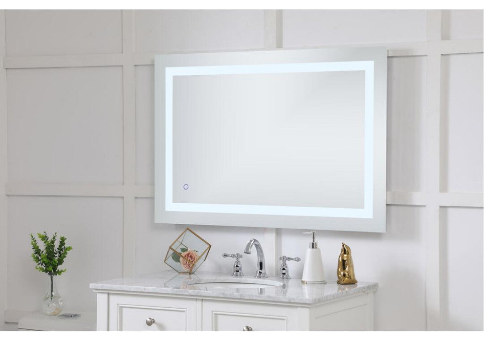 Elegant Decor Helios 27In X 40In Hardwired LED Mirror