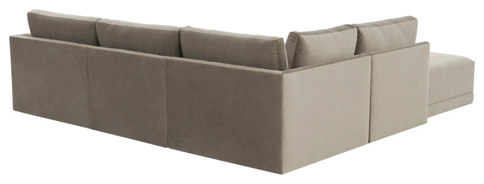 Willow Taupe Modular LAF Sectional