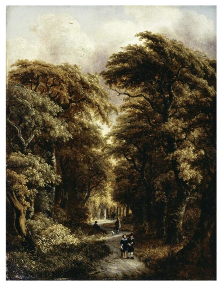 "In The Forest" Digital Paper Print by Gillis Rombouts, 14"x18"