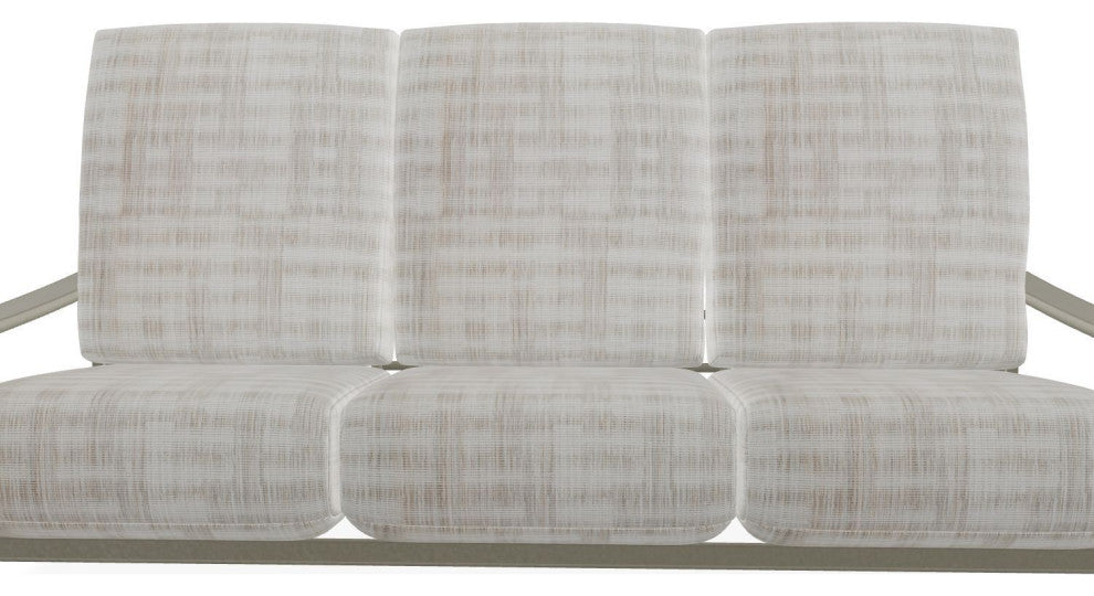 St. Catherine Deep Seat 3-Seat Outdoor Sofa, Illusion Plaid Birch/Storm