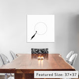 "Walking The Circle!" by Huib Limberg, 26x26x1.5