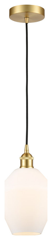 Innovations 616-1P-SG-G651-8-LED 1-Light Mini Pendant, Satin Gold