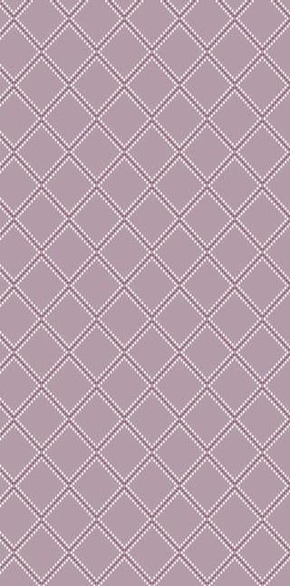 Diamond Dots Decorative Holiday Geometric Print Bath Towel, Lavender