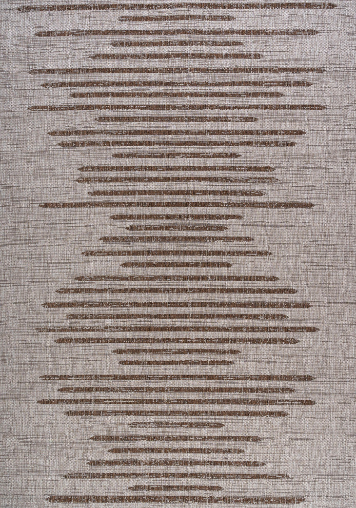 Zolak Berber Stripe Geometric Indoor/Outdoor Area Rug