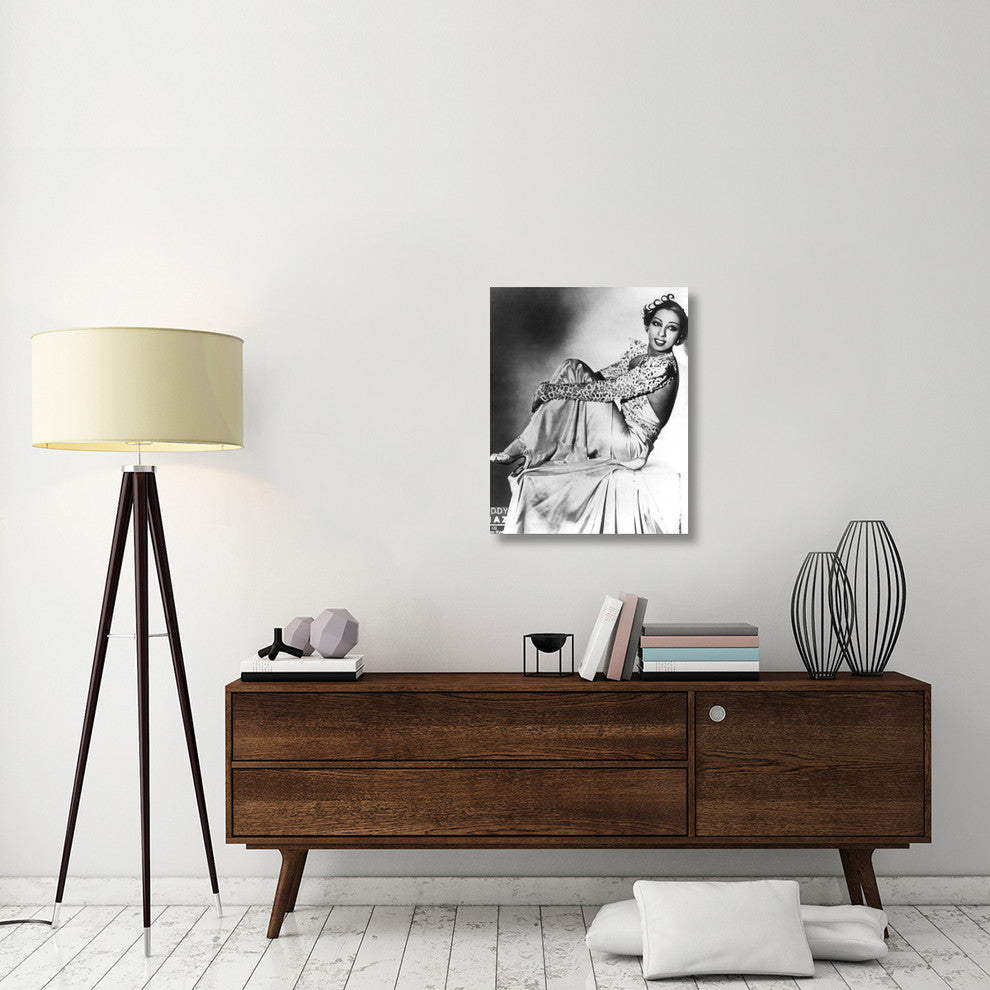 "Josephine Baker" Stretched Canvas Giclee by Hollywood Photo Archive, 24"x30"