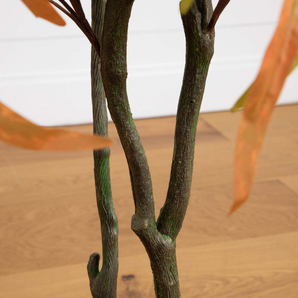 5ft. Autumn Wispy Eucalyptus Artificial Fall Tree