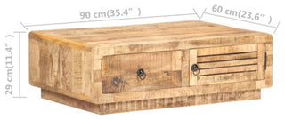 vidaXL Coffee Table End Sofa Table Living Room Furniture Solid Wood Mango