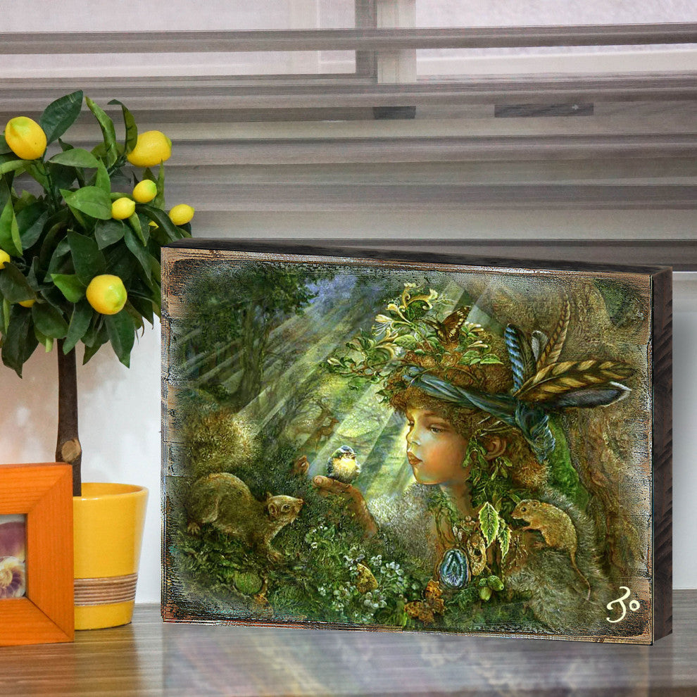 Nature Boy Wall and Table Top Wooden Decor, 36x24