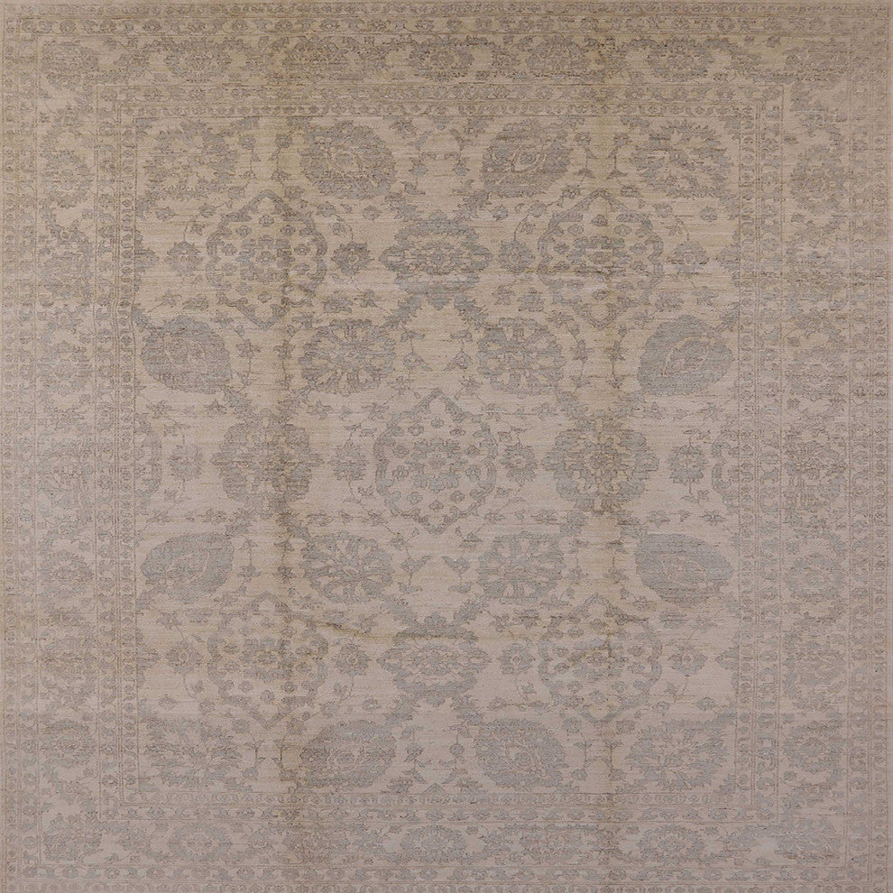 Ahgly Company Indoor Square Mid-Century Modern Area Rugs, 7' Square