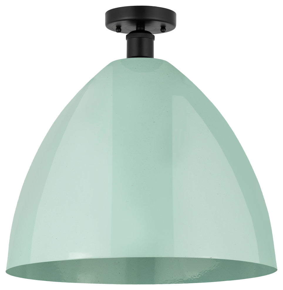 Innovations 616-1F-BK-MBD-16-SF 1 Light Semi-Flush Mount, Matte Black