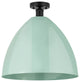 Innovations 616-1F-BK-MBD-16-SF 1 Light Semi-Flush Mount, Matte Black