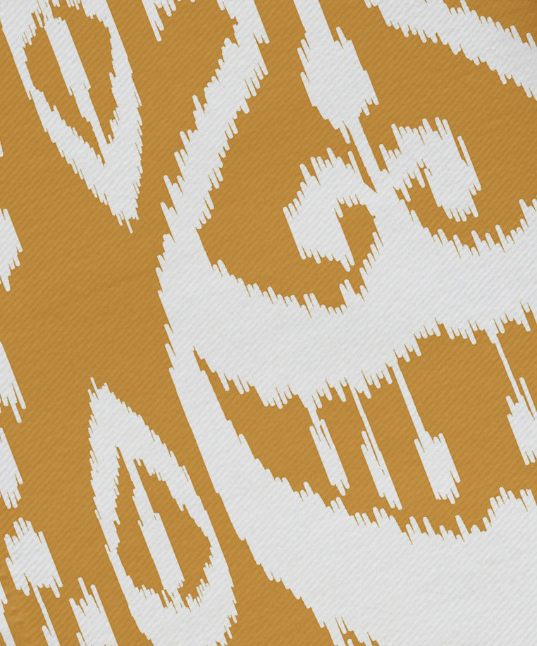 Ikat , Geometric Print Napkin, Gold, Set of 4