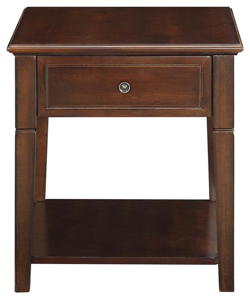Malachi End Table, Walnut