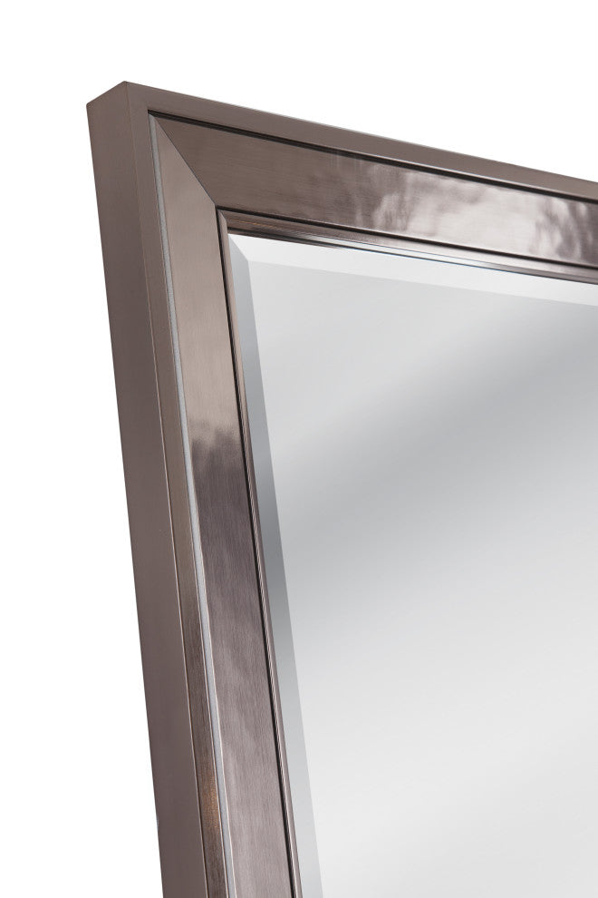 Sophie Floor Mirror - Shiny Silver