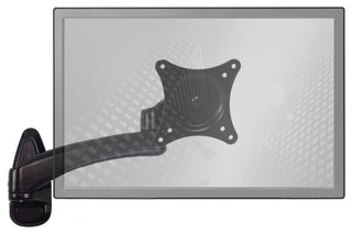Wall Mount Monitor Arm: Standard Single Screen Black
