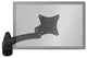 Wall Mount Monitor Arm: Standard Single Screen Black