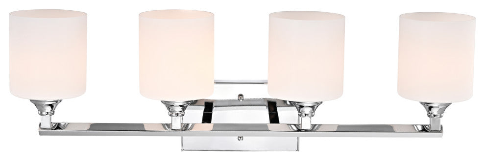 CHLOE Lighting Jane Contemporary 4-Light Chrome Bath Vanity Fixture