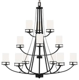 Generation Lighting 3121612EN3 Robie 12 Light 40"W Pillar Candle - Midnight