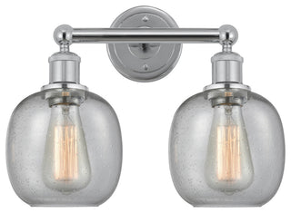 Innovations 616-2W-PC-G104 Belfast 2 Light Bath Vanity Light, Polished Chrome