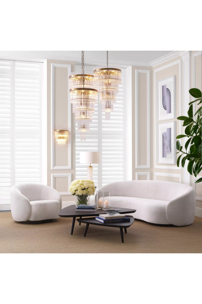 Off-White Curved Sofa | Eichholtz Amore
