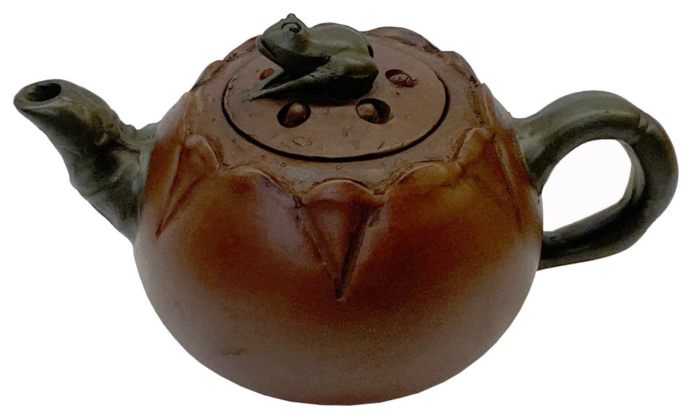 Chinese Handmade Yixing Zisha Clay Teapot With Artistic Accent Hws2283