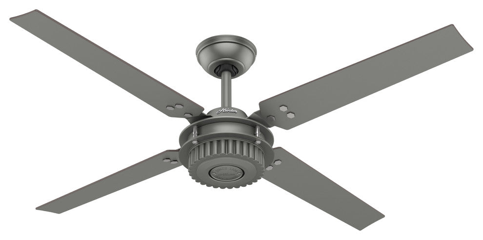 Hunter Fan Company 54" Chronicle Matte Silver Ceiling Fan With Wall Control