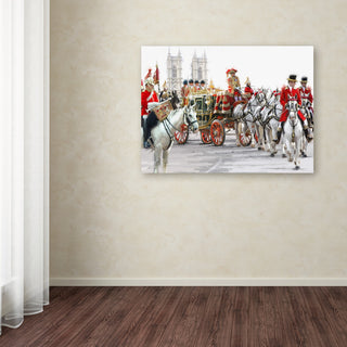 The Macneil Studio 'Queens Carriage' Canvas Art, 35" x 47"