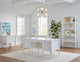 Contemporary Open Etagere, Office Bookcase, Accent Bookcase, White