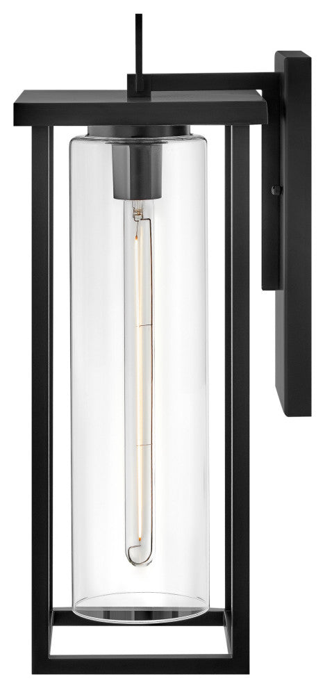 Lark 81425 Mateo 24" Tall Outdoor Wall Sconce - Black