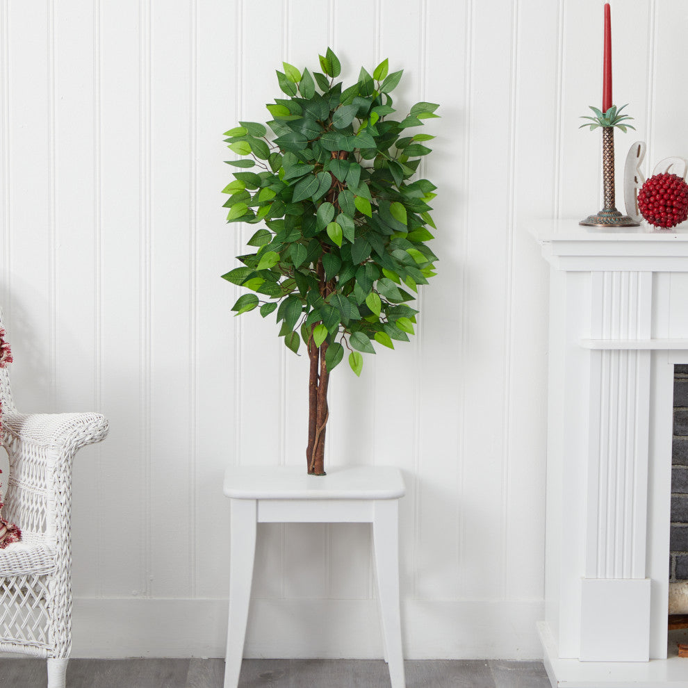 3ft. Artificial Double Trunk Ficus Tree (No Pot)