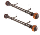 Bernadine 1.5" Side Curtain Rod, Cocoa, 24"