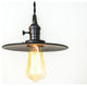 Urban Industrial 10" Wide Pendant Lighting, Black Twisted Wire
