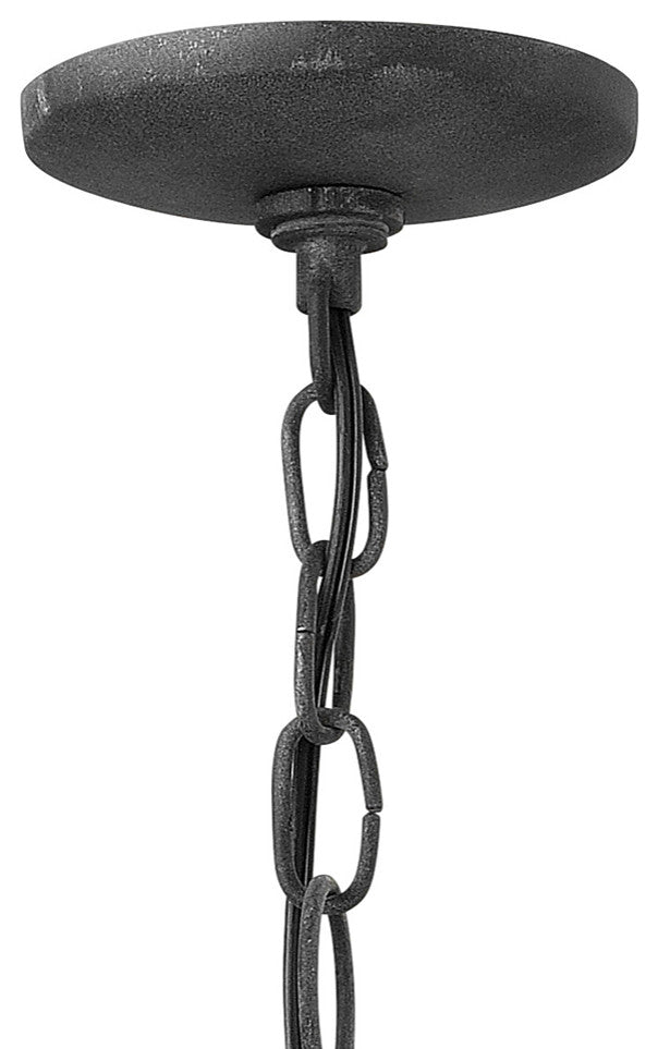 Hinkley Cape Cod 19.25" Medium Outdoor Hanging Onion Lantern, Aged Zinc