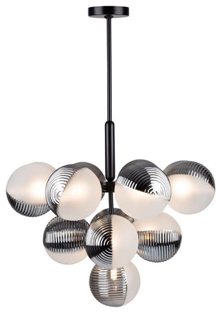 Bolla - 13-Light Chandelier - Black
