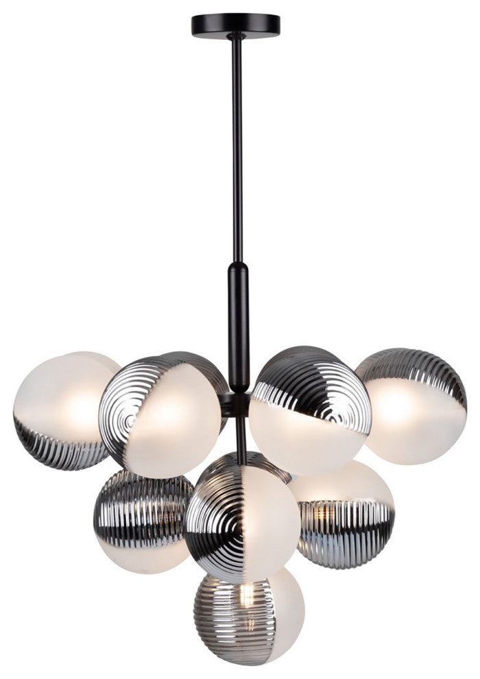 Bolla - 13-Light Chandelier - Black