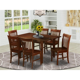 7 Pc Kitchen Dinette Set - Kitchen Tables With 6 Kitchen Dining Chairs