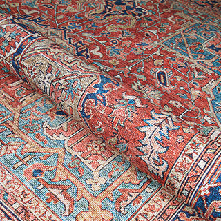 Couristan Pasha Heriz Ruby Area Rug, 5'x8'