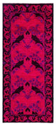 Overdyed One-of-a-Kind Hand-Knotted Area Rug Multi, 2' 7" x 6' 2"