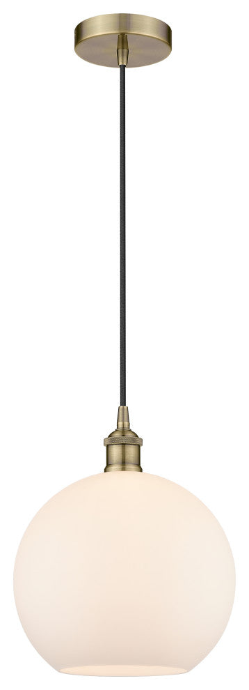 Innovations 616-1P-AB-G121-10-LED 1-Light Mini Pendant, Antique Brass