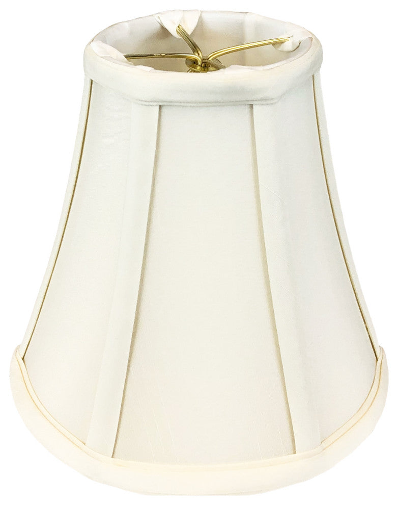 Royal Designs True Bell Basic Lamp Shade, Round Clip Fitter, Eggshell, 3.75x7x6