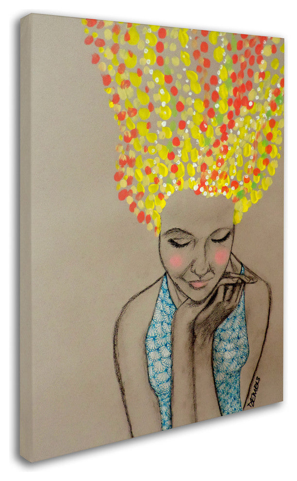 ''Miss Sunshine'' Canvas Art by Sylvie Demers