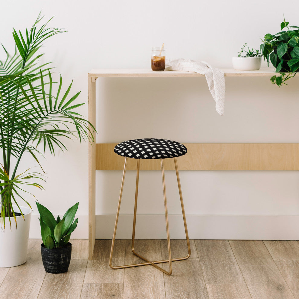 Deny Designs Triangle Footprint Cbw3M Counter Stool