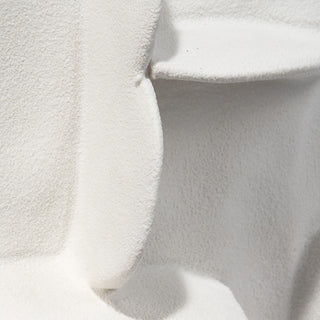 Helios Ceramic Vase, White