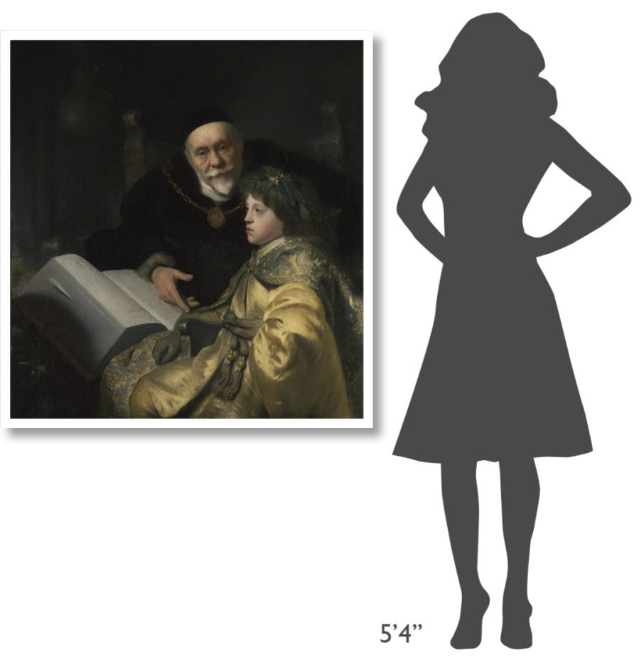 "Prince Charles Louis of the Palatinate, Wolrad von Plessens" Paper Art, 39"x42"