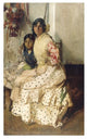 "Pepilla the Gypsy and Her Daughter" Print by Joaquin Sorolla y Bastida, 20"x32"