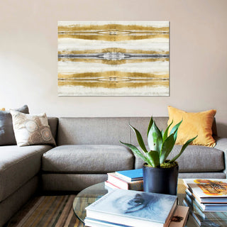 "Eminent In Gold I" by Ellie Roberts, Canvas Print, 40"x26"