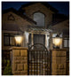 16" Bayport Solar Lamp With 3 Mounting Options With Natural White LED