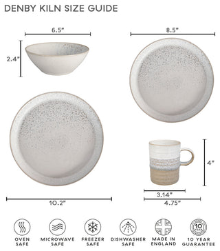 Kiln by Denby Dinner Plates, Set of 4