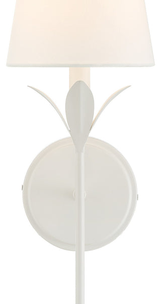 Broche 1-Light Matte White Wall Mount