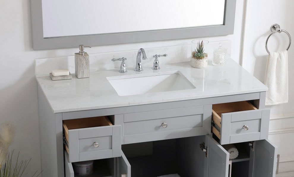 48" Backsplash, Calacatta White